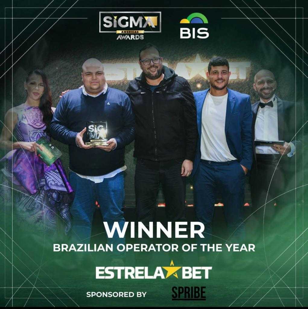 EstrelaBet a melhor provedora do Brasil no SIGMA Awards Américas 2023